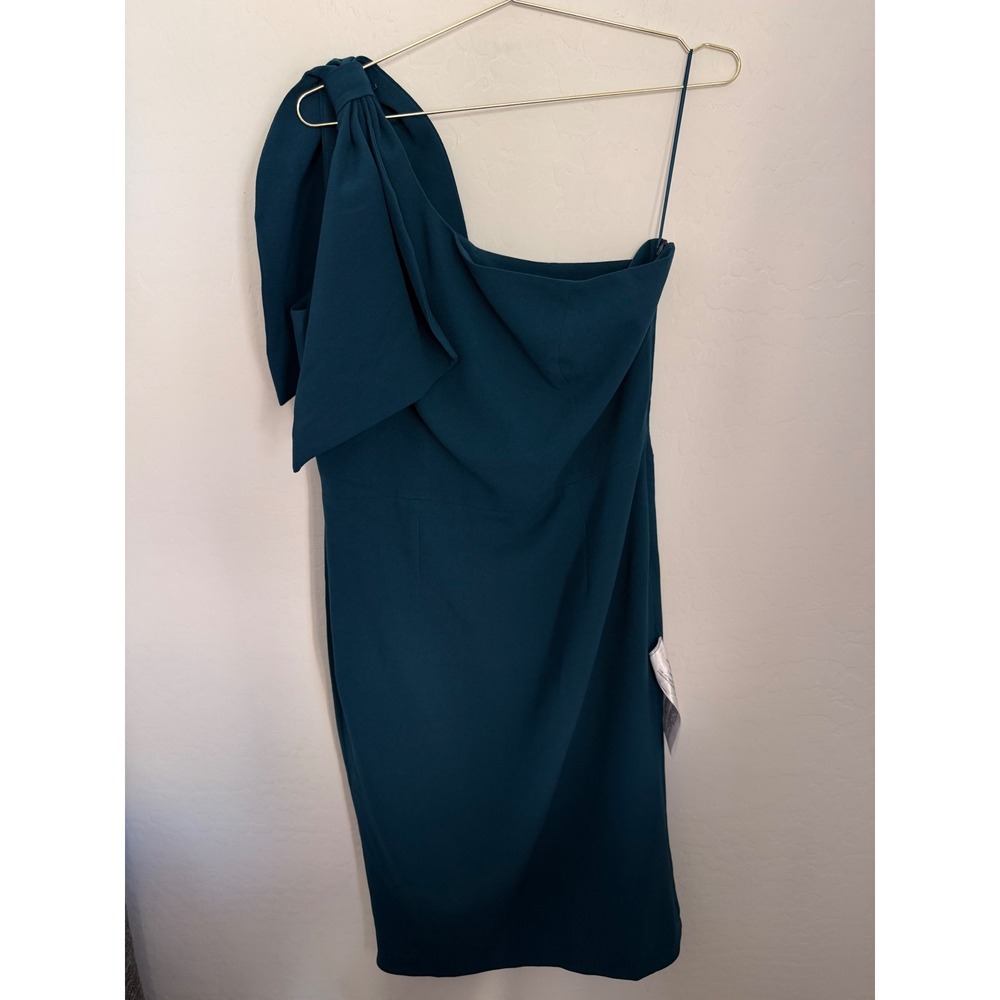 Dress The Population Tiffany One Shoulder Bow Dress XXL NWOT Plus Size Formal